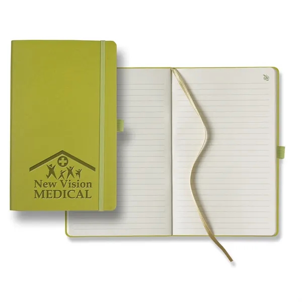 Journal with 192 pages with green lines, a pen loop, gold... from ASI 68507 The Magnet Group / Castelli