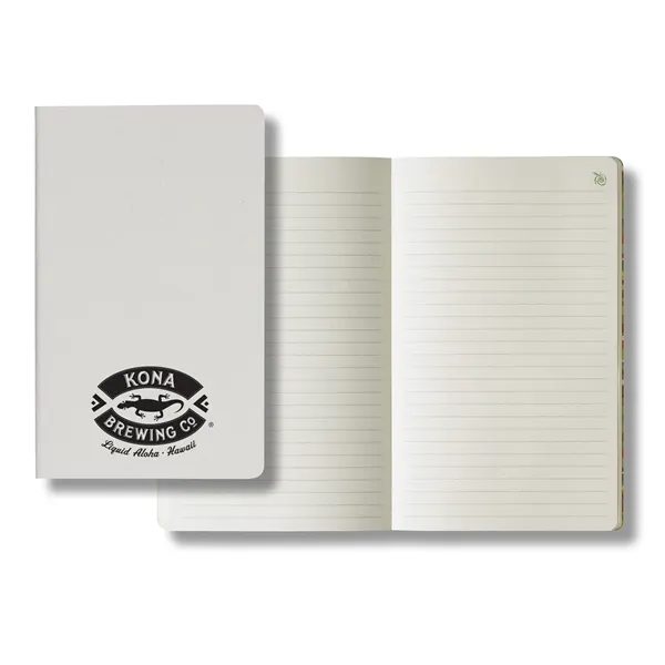 64-page saddle stitched journal with green ruled paper and rear pocket.... from ASI 68507 The Magnet Group / Castelli