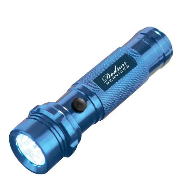 Heavy duty flashlight with 14 LED lights and three AAA batteries.... from ASI 68507 The Magnet Group / Innovations by Magnet™