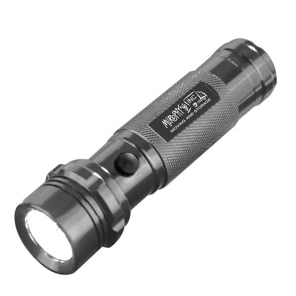 Heavy duty flashlight with 14 LED lights and three AAA batteries.... from ASI 68507 The Magnet Group / Innovations by Magnet™