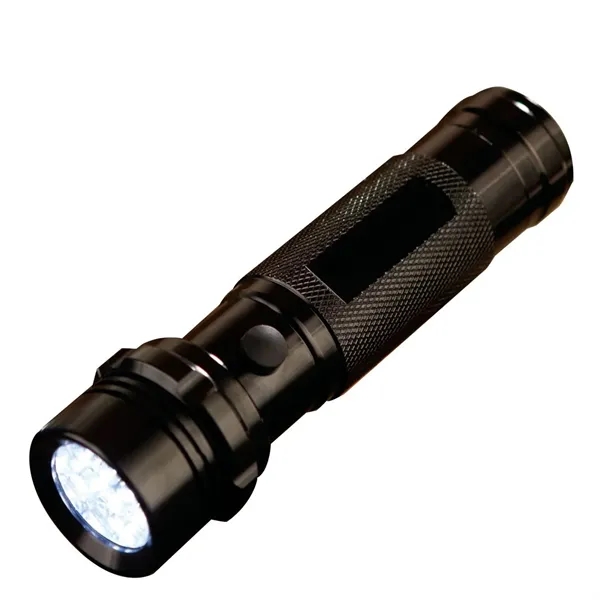 Heavy duty flashlight with 14 LED lights and three AAA batteries.... from ASI 68507 The Magnet Group / Innovations by Magnet™