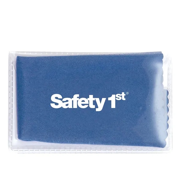 6.75" x 6" microfiber cleaning cloth with carrying pouch.... from ASI 68507 The Magnet Group / Innovations by Magnet™