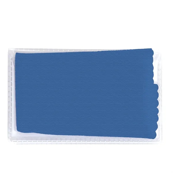 6.75" x 6" microfiber cleaning cloth with carrying pouch.... from ASI 68507 The Magnet Group / Innovations by Magnet™