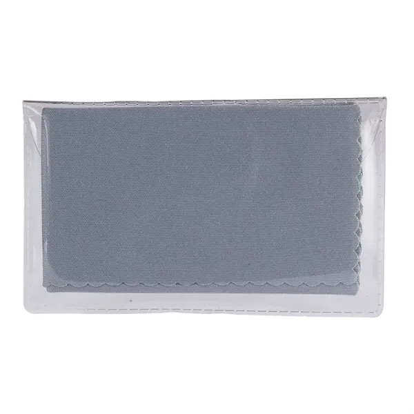6.75" x 6" microfiber cleaning cloth with carrying pouch.... from ASI 68507 The Magnet Group / Innovations by Magnet™