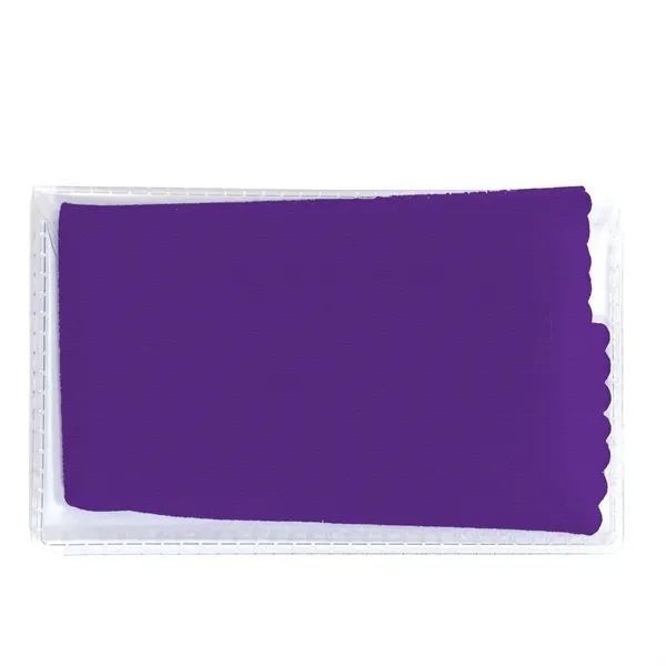 6.75" x 6" microfiber cleaning cloth with carrying pouch.... from ASI 68507 The Magnet Group / Innovations by Magnet™