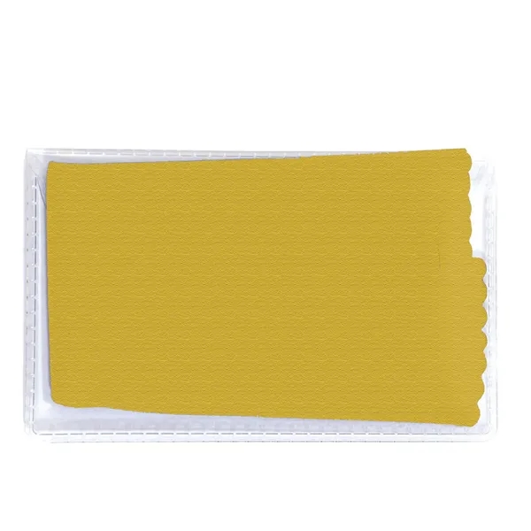 6.75" x 6" microfiber cleaning cloth with carrying pouch.... from ASI 68507 The Magnet Group / Innovations by Magnet™