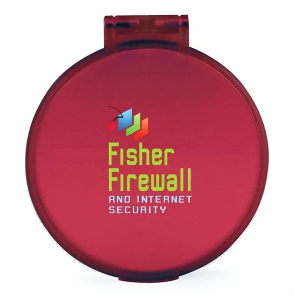 Round, ultra-thin compact mirror with customization.... from ASI 68507 The Magnet Group / Innovations by Magnet™