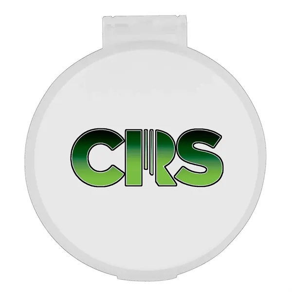 Round, ultra-thin compact mirror with customization.... from ASI 68507 The Magnet Group / Innovations by Magnet™