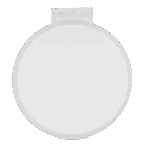 Round, ultra-thin compact mirror with customization.... from ASI 68507 The Magnet Group / Innovations by Magnet™
