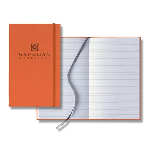 Journal with smooth-soft cover, elastic band closure, 192 white pages with... from ASI 68507 The Magnet Group / Castelli
