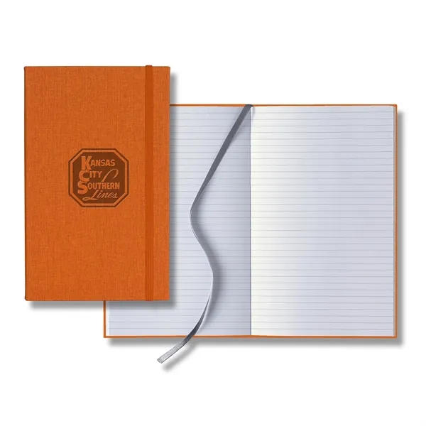 Journal with 192 white pages with gray lines, a silver ribbon... from ASI 68507 The Magnet Group / Castelli