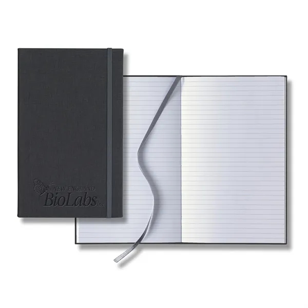 Journal with 192 white pages with gray lines, a silver ribbon... from ASI 68507 The Magnet Group / Castelli