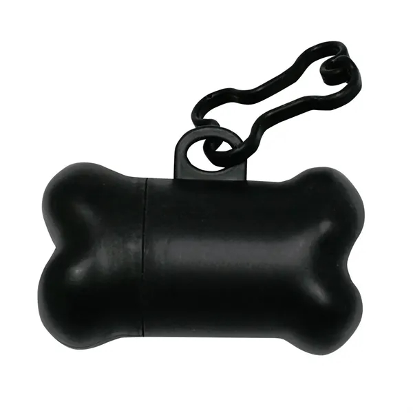 Bone-shaped dog waste bag holder with 15 bags per roll.... from ASI 68507 The Magnet Group / Perfect Line