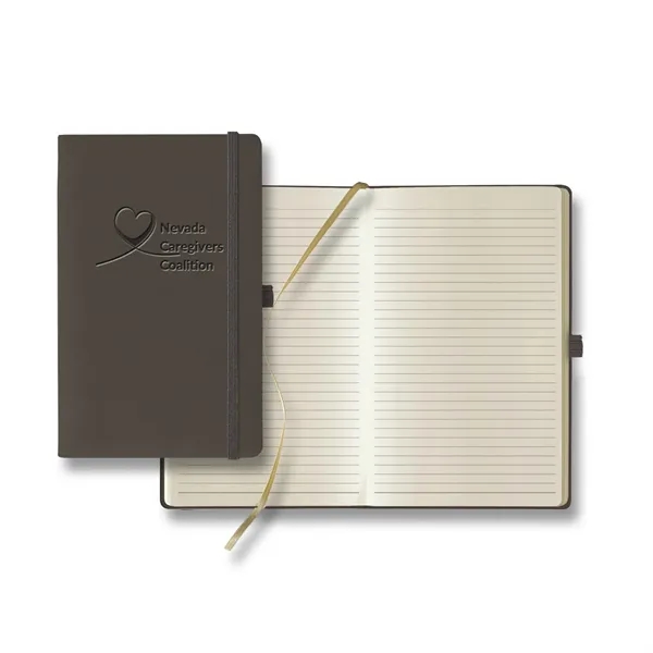 224 page journal with PU cover, gold ribbon place marker, pen... from ASI 68507 The Magnet Group / Castelli
