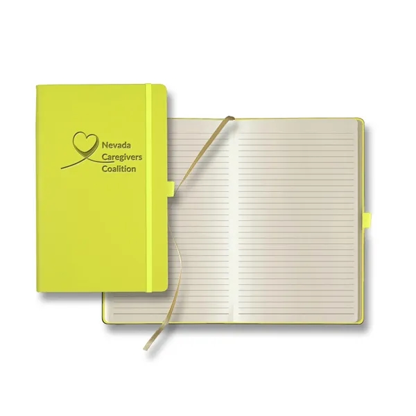 224 page journal with PU cover, gold ribbon place marker, pen... from ASI 68507 The Magnet Group / Castelli