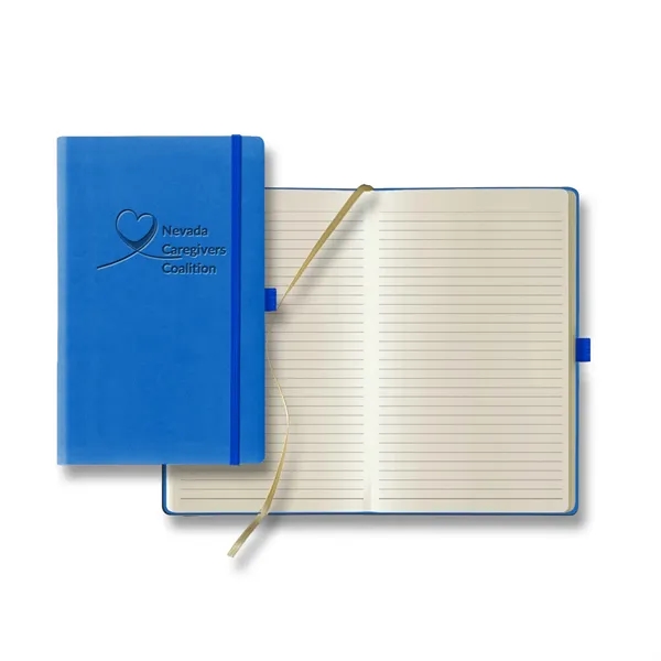 224 page journal with PU cover, gold ribbon place marker, pen... from ASI 68507 The Magnet Group / Castelli