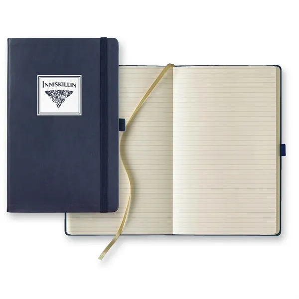 224 page journal with gray ruled paper, gold ribbon marker, back... from ASI 68507 The Magnet Group / Castelli