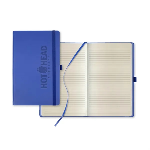 5 1/4" x 8 3/8" journal with a ribbon marker, pen... from ASI 68507 The Magnet Group / Castelli