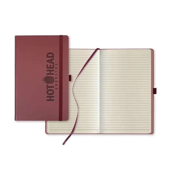 5 1/4" x 8 3/8" journal with a ribbon marker, pen... from ASI 68507 The Magnet Group / Castelli