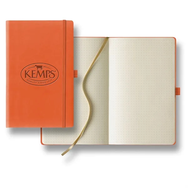 Journal with 240 dotted ivory pages, pen loop, elastic closure, back... from ASI 68507 The Magnet Group / Castelli