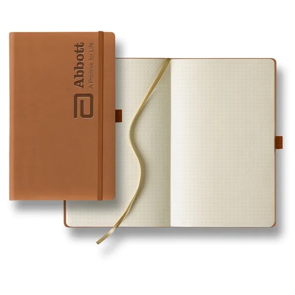 Journal with 240 dotted ivory pages, pen loop, elastic closure, back... from ASI 68507 The Magnet Group / Castelli