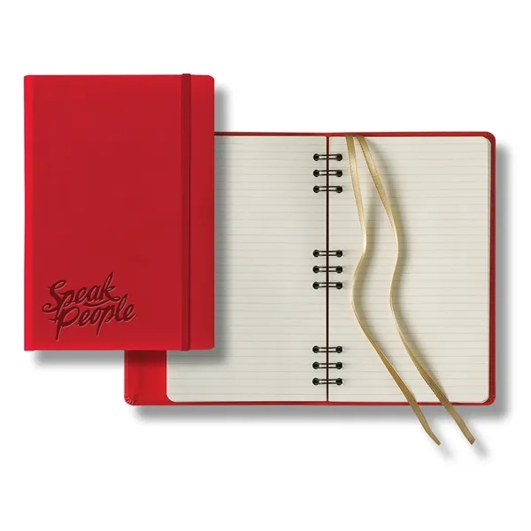 5 3/4" x 8 9/16" journal with 240 pages, elastic band,... from ASI 68507 The Magnet Group / Castelli