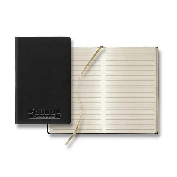Journal with 192 gray-lined ivory pages, gold ribbon marker and rigid... from ASI 68507 The Magnet Group / Castelli