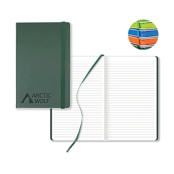 5 1/4" x 8 3/8" notebook with 224 ruled pages, ribbon... from ASI 68507 The Magnet Group / Castelli