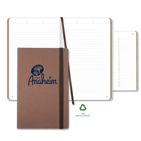 Carapace medio journal with medio lined recycled white pages.... from ASI 68507 The Magnet Group / Castelli