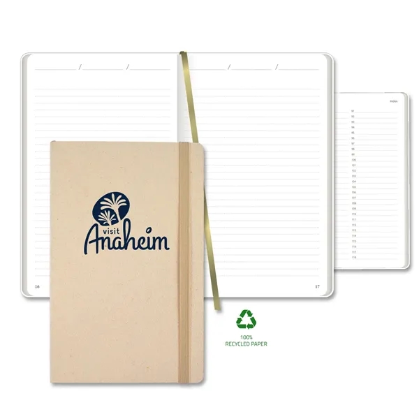 Carapace medio journal with medio lined recycled white pages.... from ASI 68507 The Magnet Group / Castelli