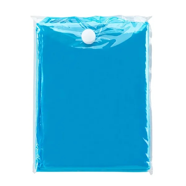 Disposable rain poncho made of PVC and includes a clear pouch.... from ASI 68507 The Magnet Group / Perfect Line