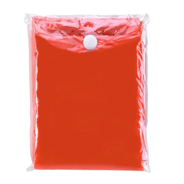 Disposable rain poncho made of PVC and includes a clear pouch.... from ASI 68507 The Magnet Group / Perfect Line