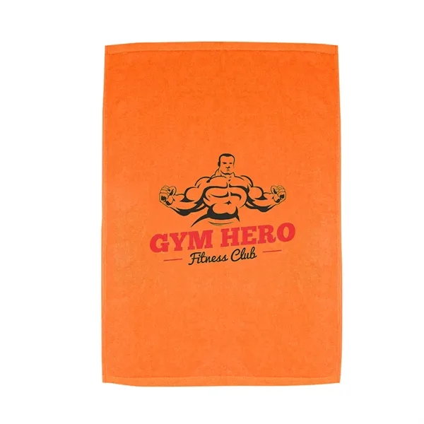 25" x 16" ultra soft dobby hem cotton sports towel.... from ASI 68507 The Magnet Group