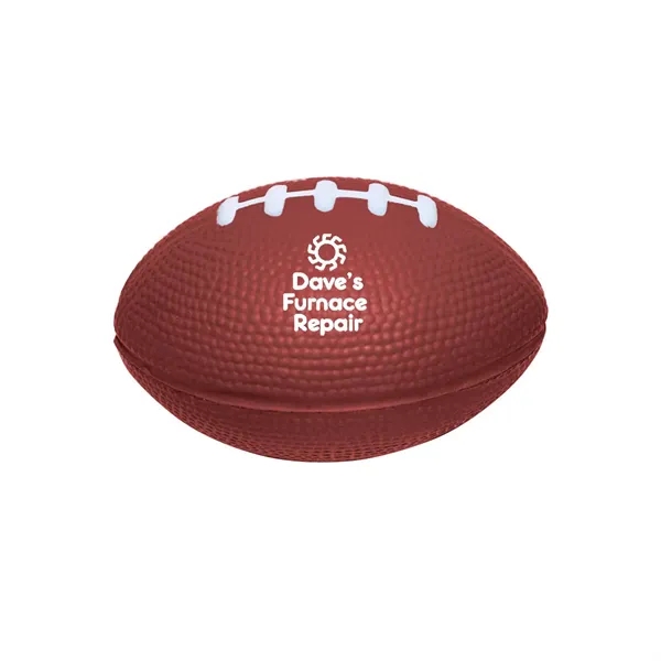 Football shaped stress reliever made of polyurethane foam.... from ASI 68507 The Magnet Group / Perfect Line
