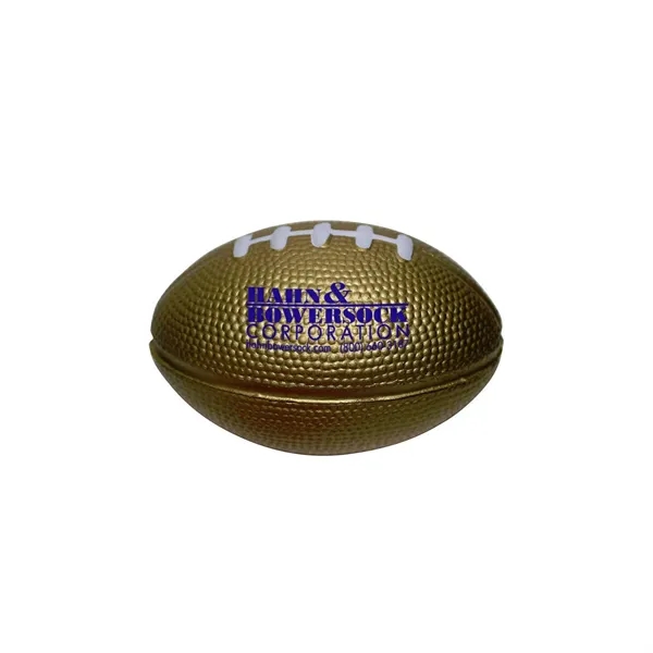 Football shaped stress reliever made of polyurethane foam.... from ASI 68507 The Magnet Group / Perfect Line