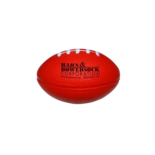 Football shaped stress reliever made of polyurethane foam.... from ASI 68507 The Magnet Group / Perfect Line
