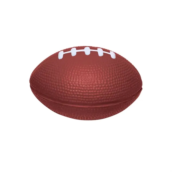 Football shaped stress reliever made of polyurethane foam.... from ASI 68507 The Magnet Group / Perfect Line