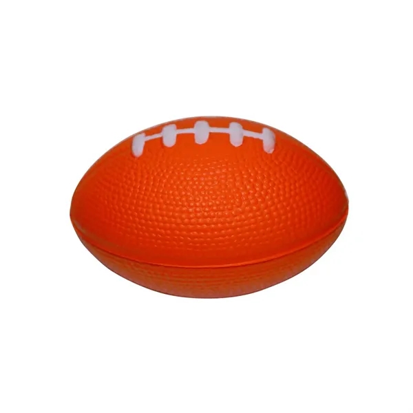 Football shaped stress reliever made of polyurethane foam.... from ASI 68507 The Magnet Group / Perfect Line