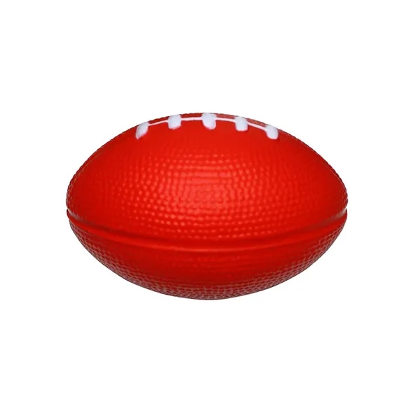 Football shaped stress reliever made of polyurethane foam.... from ASI 68507 The Magnet Group / Perfect Line