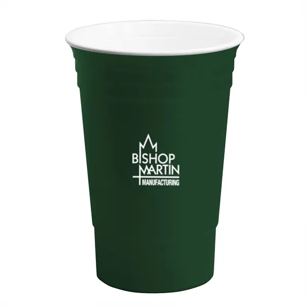 16 oz. polypropylene party cup with lid and double wall insulation.... from ASI 68507 The Magnet Group / Perfect Line