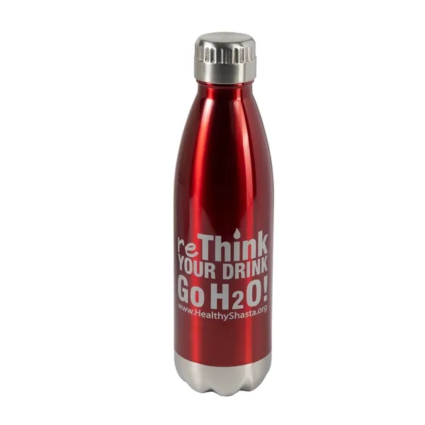 16 oz. stainless steel bottle with copper double wall vacuum insulation... from ASI 68507 The Magnet Group / Perfect Line