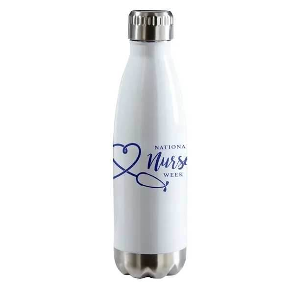 16 oz. stainless steel bottle with copper double wall vacuum insulation... from ASI 68507 The Magnet Group / Perfect Line