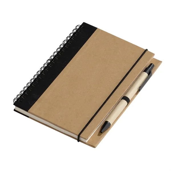 70 page notebook with 100% recycled cover, 70% recycled pages and... from ASI 68507 The Magnet Group / The Bag Factory®