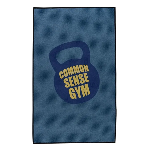 26" x 16" polyester waffle weave sports towel.... from ASI 68507 The Magnet Group