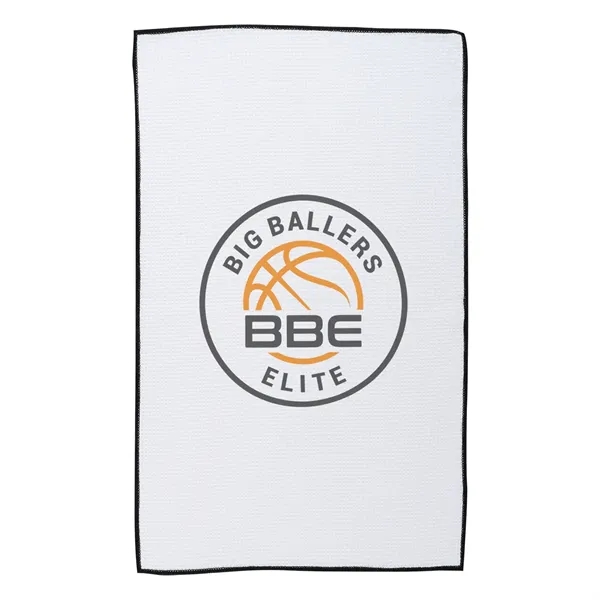 26" x 16" polyester waffle weave sports towel.... from ASI 68507 The Magnet Group