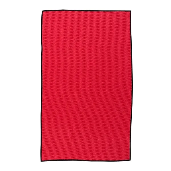 26" x 16" polyester waffle weave sports towel.... from ASI 68507 The Magnet Group