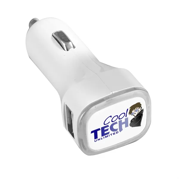 1" x 1.25" x 2.75" car charger with dual USB ports... from ASI 68507 The Magnet Group / Innovations by Magnet™