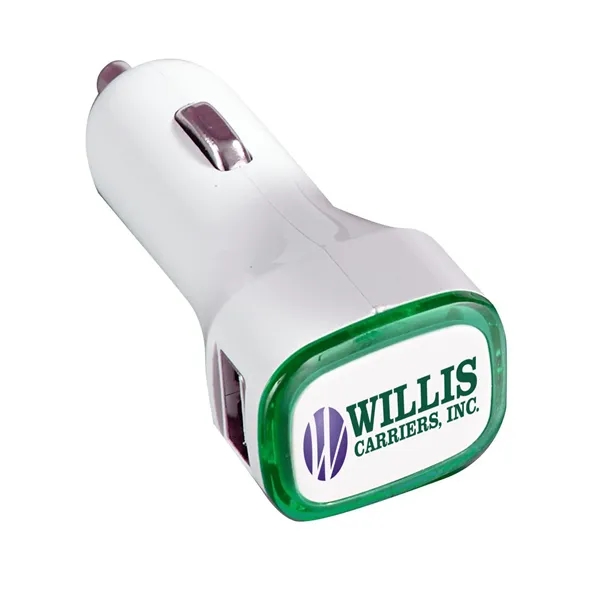 1" x 1.25" x 2.75" car charger with dual USB ports... from ASI 68507 The Magnet Group / Innovations by Magnet™