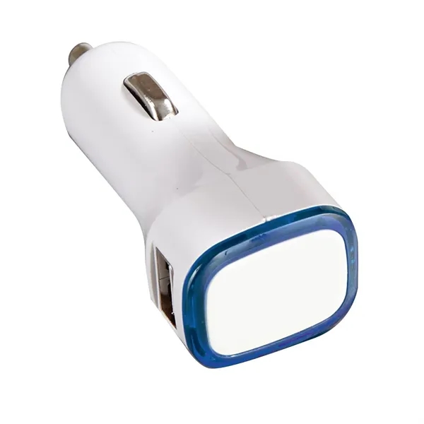 1" x 1.25" x 2.75" car charger with dual USB ports... from ASI 68507 The Magnet Group / Innovations by Magnet™