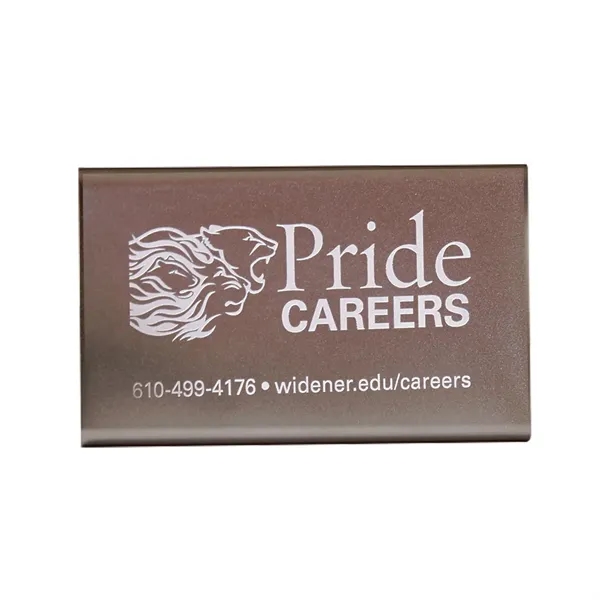 4000mAh metal power bank for charging phones, mp3 players and other... from ASI 68507 The Magnet Group / Innovations by Magnet™